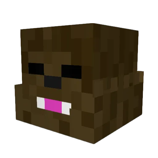 sky75458 Minecraft avatar head, 3D render