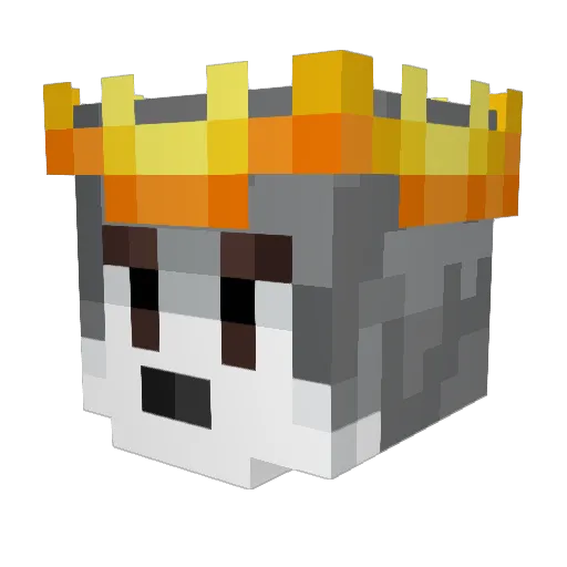 sky938 Minecraft avatar head, 3D render