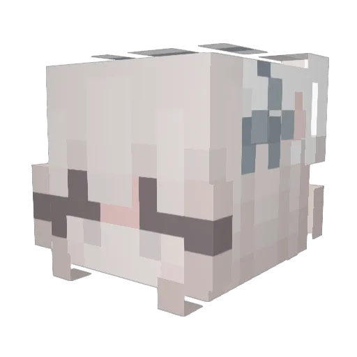 sky_car Minecraft avatar head, 3D render