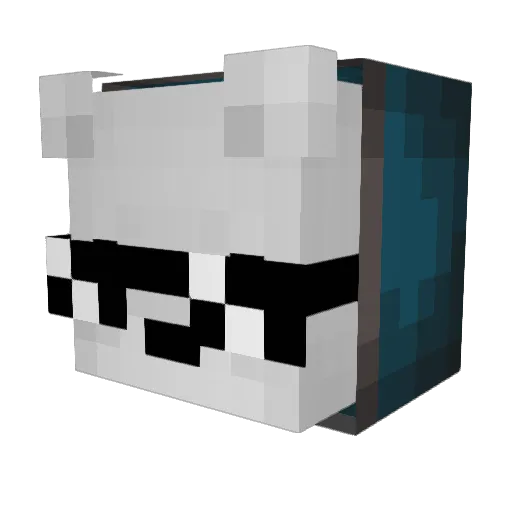 sky_flame_sky_tw Minecraft avatar head, 3D render