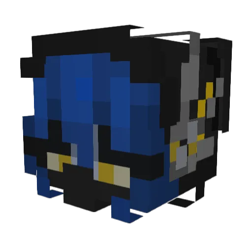 skyael Minecraft avatar head, 3D render