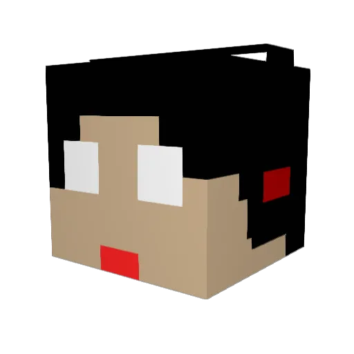 skybattleman12 Minecraft avatar head, 3D render