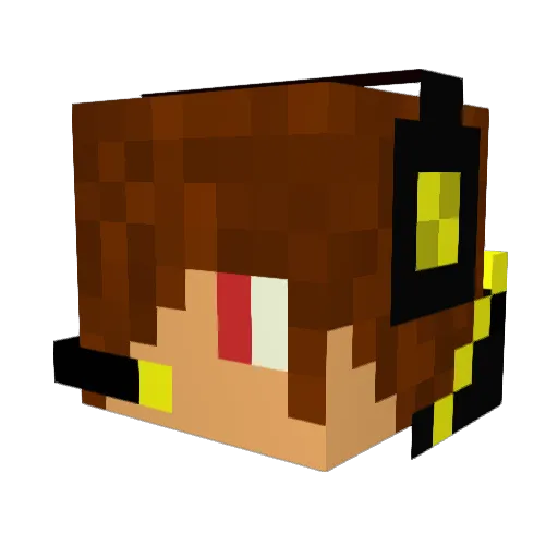 skybeam18 Minecraft avatar head, 3D render