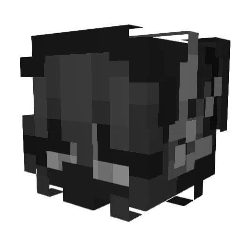 skybercrime Minecraft avatar head, 3D render