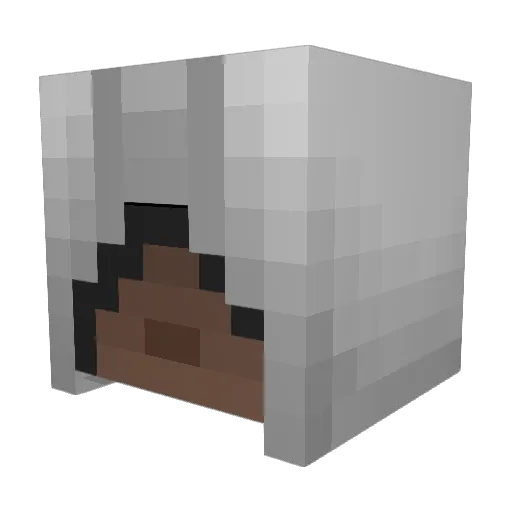 skybladesedge Minecraft avatar head, 3D render