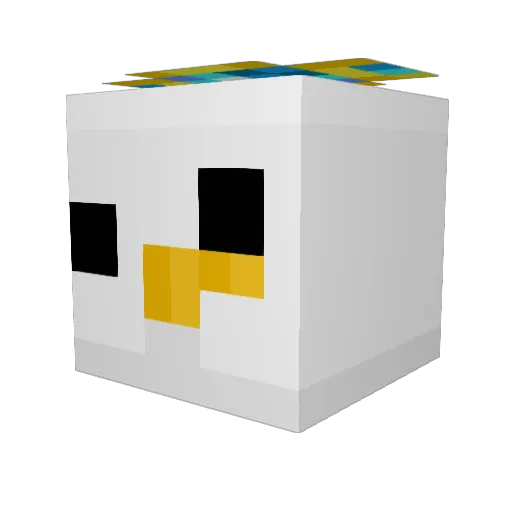 skyblocklover69 Minecraft avatar head, 3D render