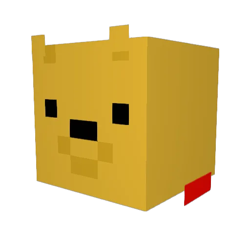skyboom46 Minecraft avatar head, 3D render