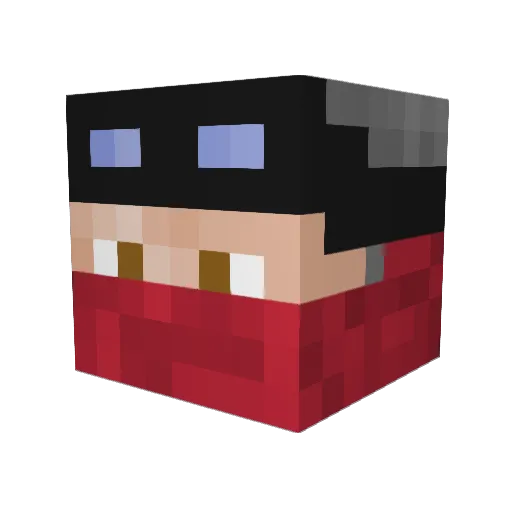 skyburner7 Minecraft avatar head, 3D render
