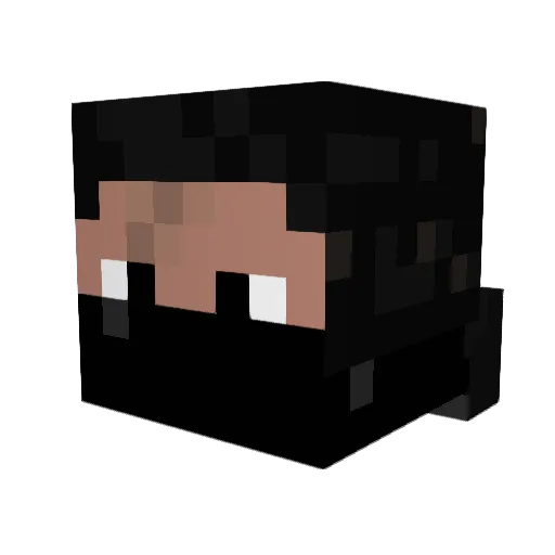 skybutter99 Minecraft avatar head, 3D render