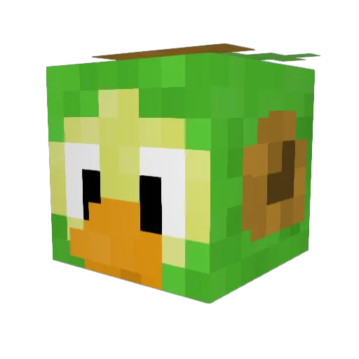 skyc2 Minecraft avatar head, 3D render