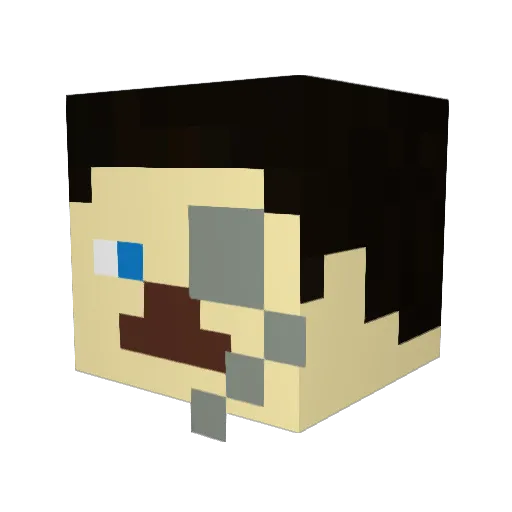 skycreeper6 Minecraft avatar head, 3D render