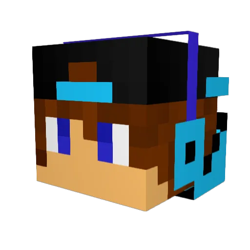 skydragon1998 Minecraft avatar head, 3D render