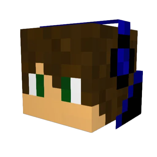 skydyboy Minecraft avatar head, 3D render