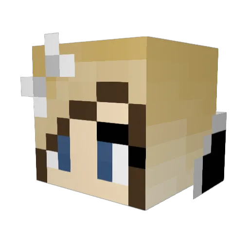 skye9032 Minecraft avatar head, 3D render