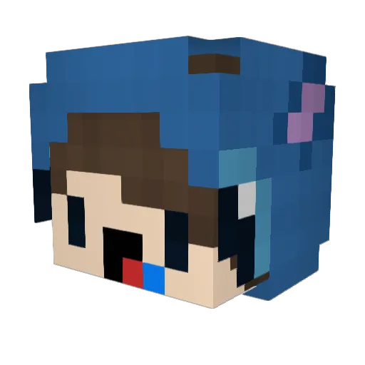 skye_kun112 Minecraft avatar head, 3D render