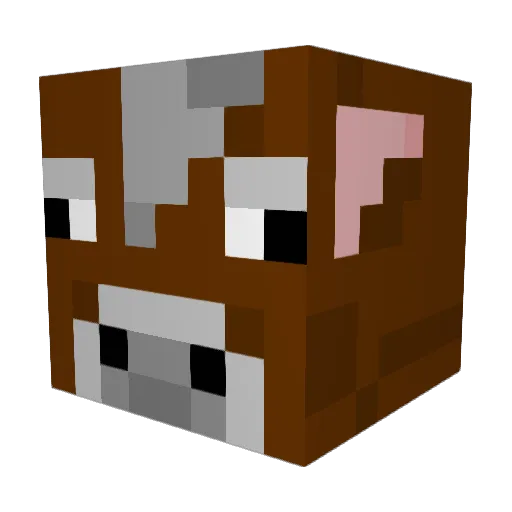 skyeck Minecraft avatar head, 3D render
