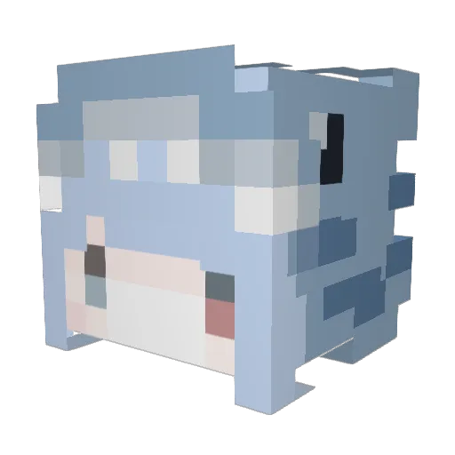 skyedition360 Minecraft avatar head, 3D render