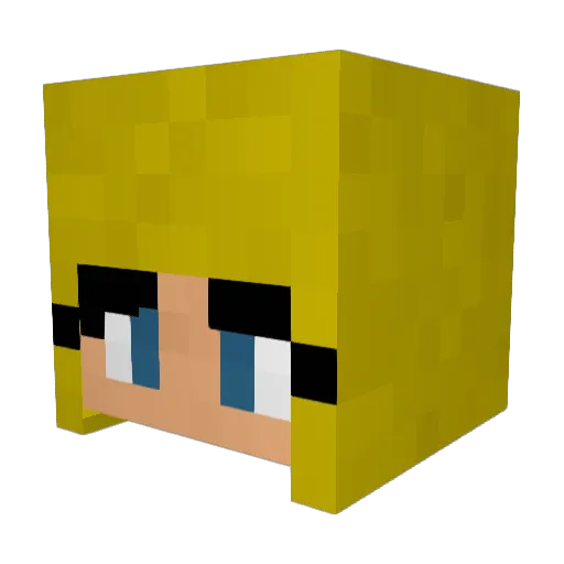 skyethesudoer Minecraft avatar head, 3D render