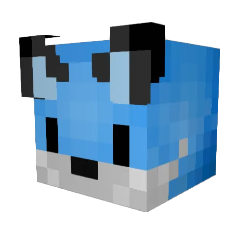 skyfox0811 Minecraft avatar head, 3D render