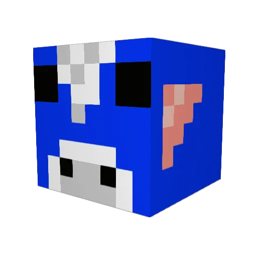 skygamer_0 Minecraft avatar head, 3D render