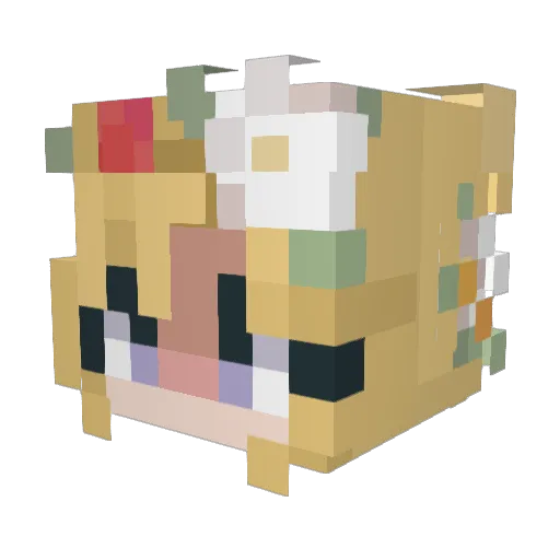 skyheart3000 Minecraft avatar head, 3D render