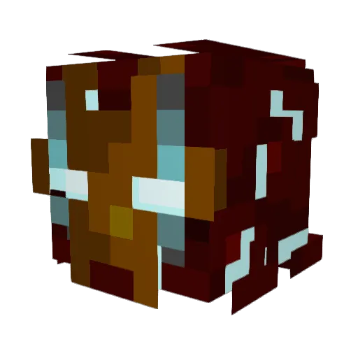 skyiineto Minecraft avatar head, 3D render