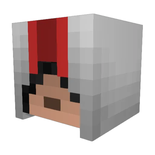 skyitamar Minecraft avatar head, 3D render