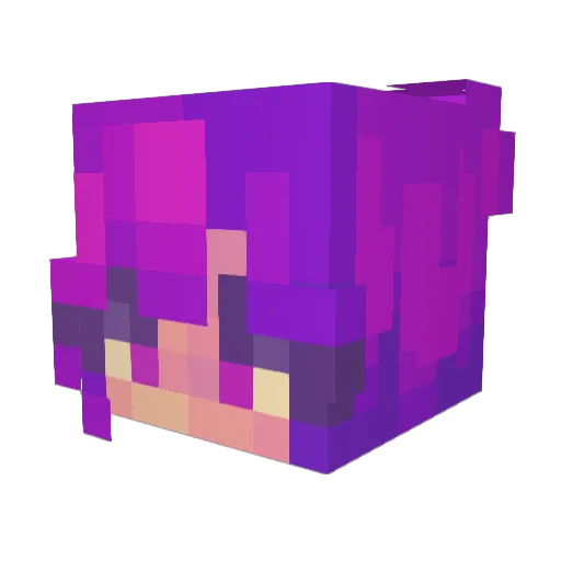 skyjoyy Minecraft avatar head, 3D render