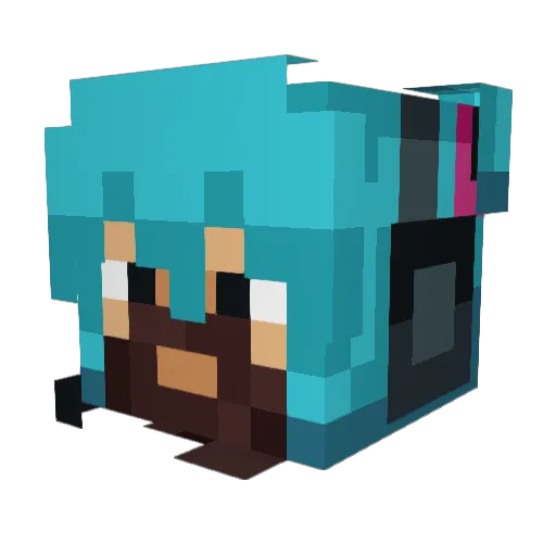 skylan40 Minecraft avatar head, 3D render