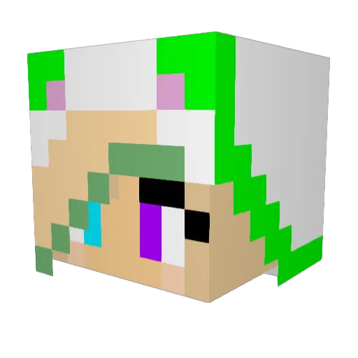 skylar_love123 Minecraft avatar head, 3D render