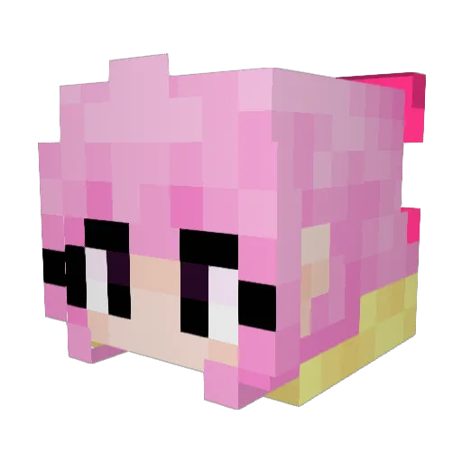 skylarh Minecraft avatar head, 3D render