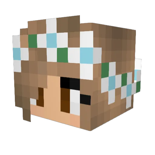 skylark_234 Minecraft avatar head, 3D render