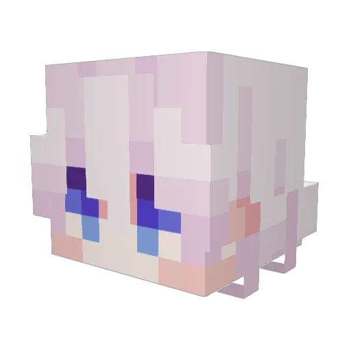 skylegend Minecraft avatar head, 3D render
