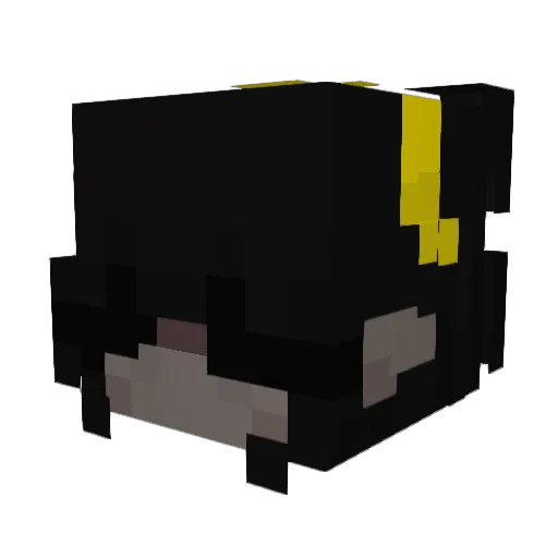 skyleng Minecraft avatar head, 3D render