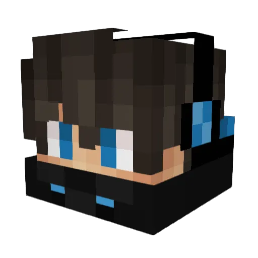 skyler04 Minecraft avatar head, 3D render