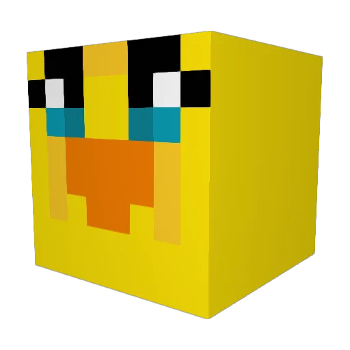 skylerseitz Minecraft avatar head, 3D render