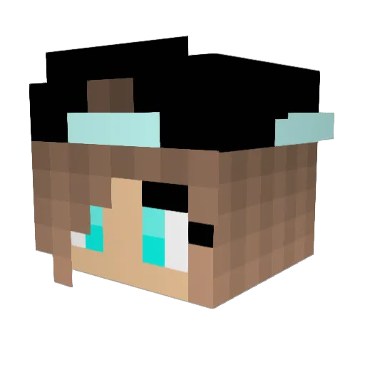 skylet03 Minecraft avatar head, 3D render