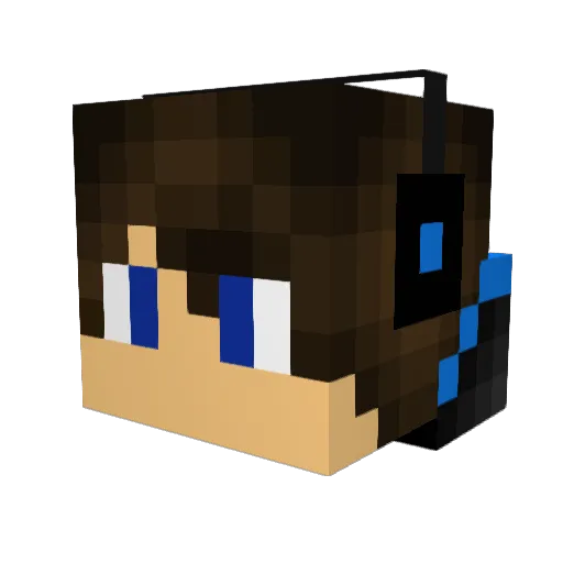 skyline23 Minecraft avatar head, 3D render
