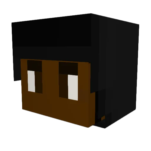 skyline_mp4 Minecraft avatar head, 3D render