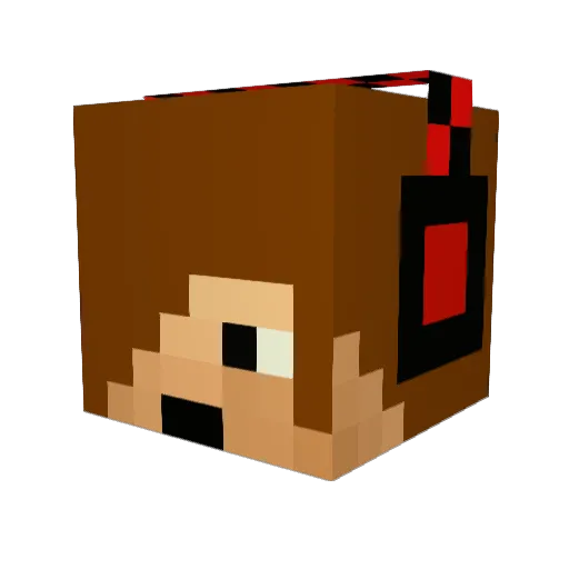 skylord888 Minecraft avatar head, 3D render