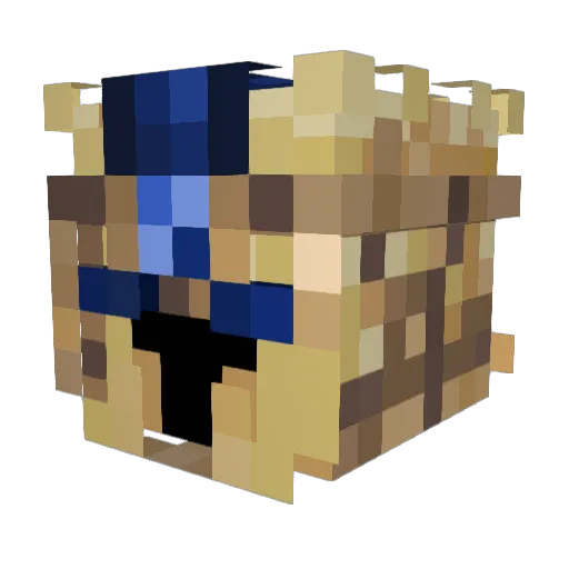 skylord Minecraft avatar head, 3D render