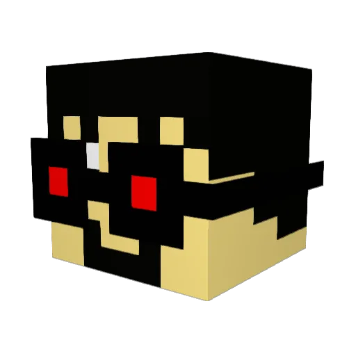 skylord_he Minecraft avatar head, 3D render