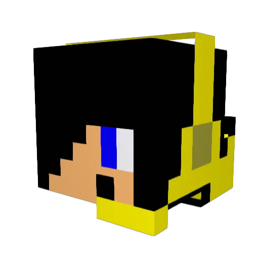skylorderkul55 Minecraft avatar head, 3D render