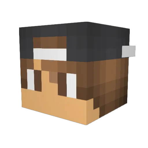 skylox887_ Minecraft avatar head, 3D render