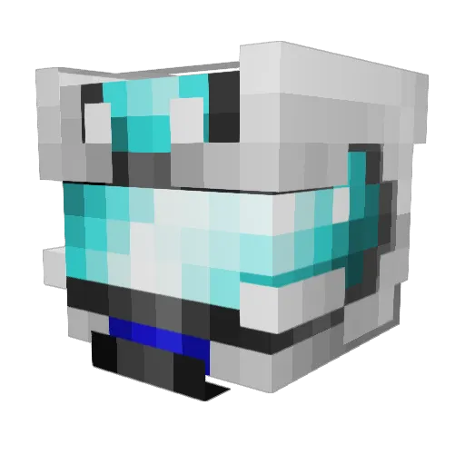 skylrex Minecraft avatar head, 3D render