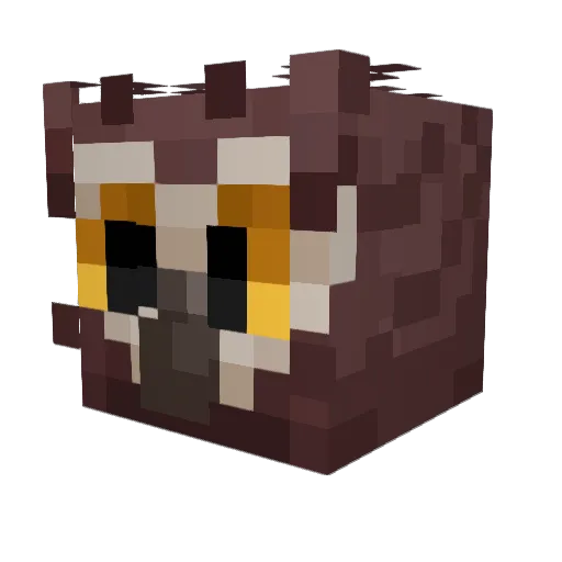 skymapper Minecraft avatar head, 3D render