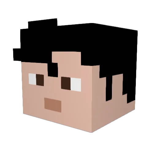 skymax406 Minecraft avatar head, 3D render