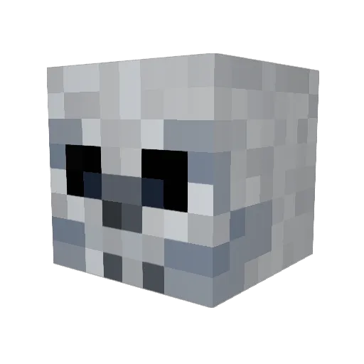 skyolix Minecraft avatar head, 3D render