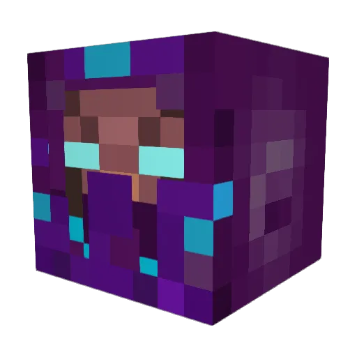 skypixx Minecraft avatar head, 3D render
