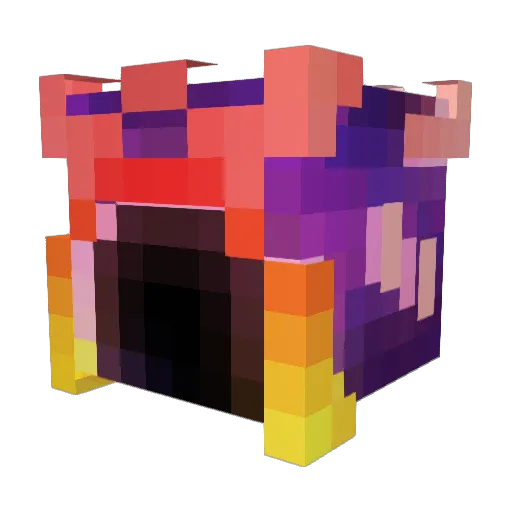 skypoppydd Minecraft avatar head, 3D render